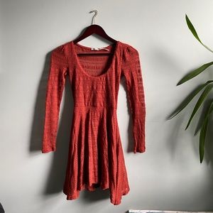 Urban outfitters - burnt orange 🧶 light sweater dress